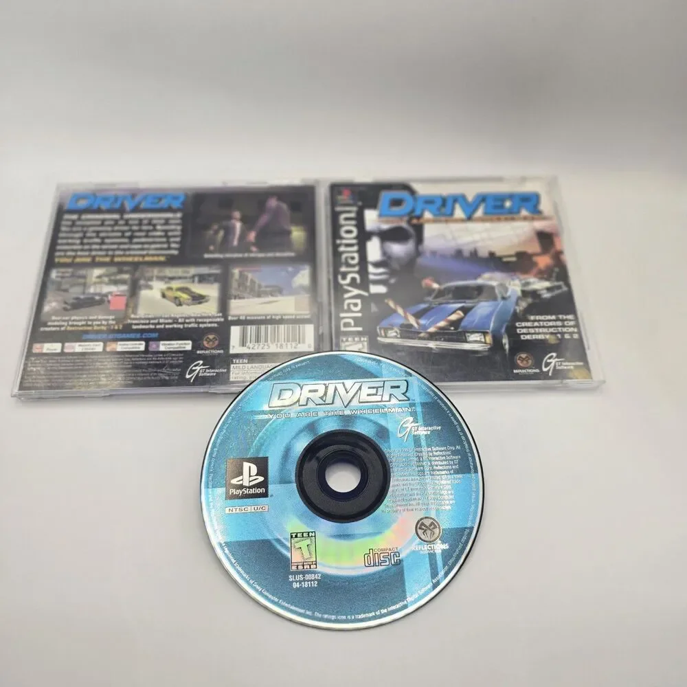 Playstation 1 Driver CIB w/ Manuel